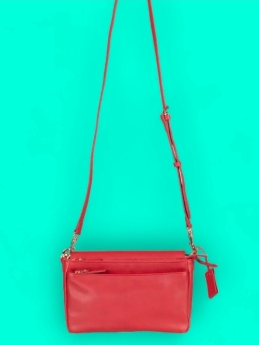 TwelveLittle Red Crossbody Shoulder Diaper Bag